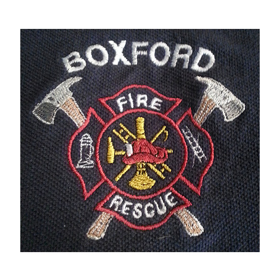 Boxford Fire Department, Boxford Fire Department logo, All Around Active, Give Back Program Clients