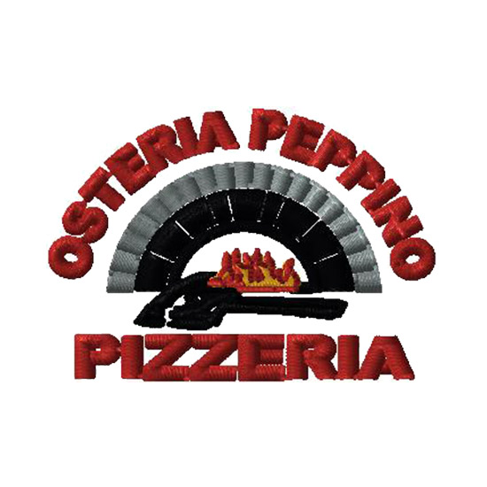 Osteria Peppino Pizzeria, Osteria Peppino Pizzeria logo, All Around Active, Give Back Program Clients