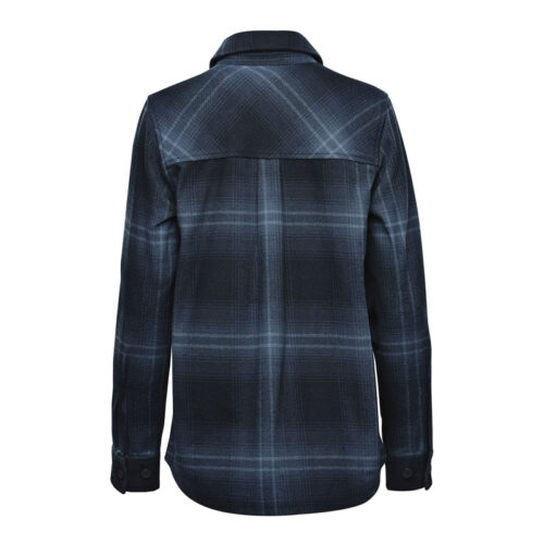 Women Plaid Shacket Jacket - Image 4