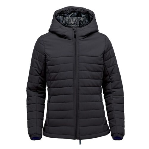 Women Nautilus Quilted Hooded Jacket - Image 2